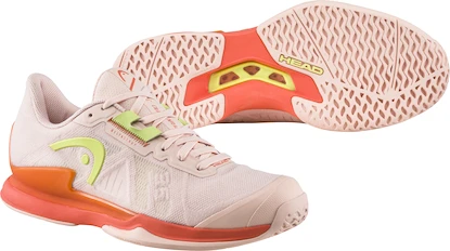 Damen Tennisschuhe Head Sprint Pro 3.5 AC Salmon/Lime  EUR 39