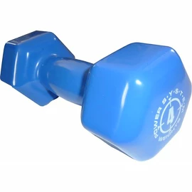 Einarmige Hantel Power System Jednoručka Vinyl Dumbell 4 Kg Modrá