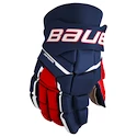 Eishockeyhandschuhe Bauer Supreme M3 Navy/Red/White Senior 15 Zoll