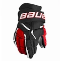 Eishockeyhandschuhe Bauer Supreme Mach Black/Red Senior 14 Zoll