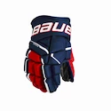 Eishockeyhandschuhe Bauer Supreme MACH Navy/Red/White Junior