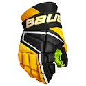 Eishockeyhandschuhe Bauer Vapor 3X Black/Gold Junior 11 Zoll