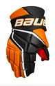 Eishockeyhandschuhe Bauer Vapor 3X Black/Orange Intermediate