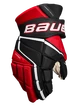 Eishockeyhandschuhe Bauer Vapor 3X PRO Black/Red Intermediate