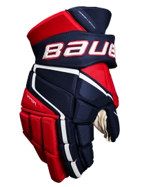 Eishockeyhandschuhe Bauer Vapor 3X PRO Navy/Red/White Intermediate