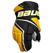 Eishockeyhandschuhe Bauer Vapor Hyperlite Black/Gold Intermediate 12 Zoll