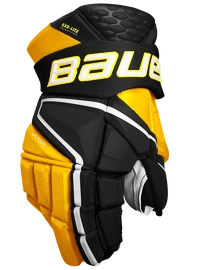 Eishockeyhandschuhe Bauer Vapor Hyperlite Black/Gold Intermediate