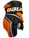 Eishockeyhandschuhe Bauer Vapor Hyperlite Black/Orange Intermediate