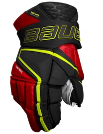 Eishockeyhandschuhe Bauer Vapor Hyperlite Black/Red/Green Intermediate