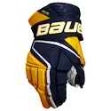 Eishockeyhandschuhe Bauer Vapor Hyperlite Navy/Gold Intermediate 12 Zoll