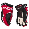 Eishockeyhandschuhe CCM JetSpeed FT6 Black/Red/White Junior 12 Zoll