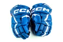 Eishockeyhandschuhe CCM JetSpeed FT6 Royal/White Junior 12 Zoll