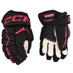 Eishockeyhandschuhe CCM JetSpeed FT680 Black/Red Junior 12 Zoll