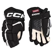 Eishockeyhandschuhe CCM JetSpeed FT680 Black/White Senior