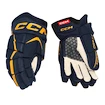 Eishockeyhandschuhe CCM JetSpeed FT680 Navy/Sunflower Junior 12 Zoll