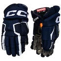 Eishockeyhandschuhe CCM Tacks AS-V Navy/White Junior 10 Zoll