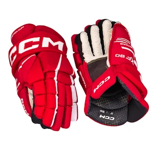 Eishockeyhandschuhe CCM Tacks XF 80 Red/White Junior