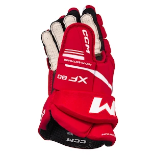 Eishockeyhandschuhe CCM Tacks XF 80 Red/White Junior