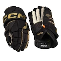 Eishockeyhandschuhe CCM Tacks XF Black/Gold Junior