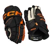 Eishockeyhandschuhe CCM Tacks XF Black/Orange Junior