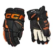 Eishockeyhandschuhe CCM Tacks XF Black/Orange Senior