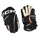 Eishockeyhandschuhe CCM Tacks XF PRO Black/White Bambini (Youth)