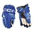 Eishockeyhandschuhe CCM Tacks XF Royal/White Junior