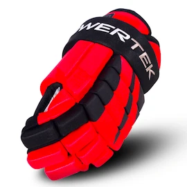 Eishockeyhandschuhe POWERTEK V5.0 Black/Red Junior