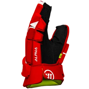 Eishockeyhandschuhe Warrior Alpha LX2 Comp Red Junior 12 Zoll