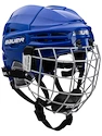 Eishockeyhelm Bauer RE-AKT 100 Combo Blue Bambini (Youth)