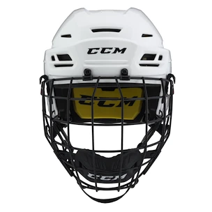 Eishockeyhelm CCM Tacks 210 Combo White Senior