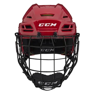 Eishockeyhelm CCM Tacks 310 Combo Red Senior