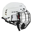 Eishockeyhelm CCM Tacks 310 Combo White Senior