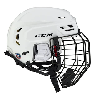 Eishockeyhelm CCM Tacks 310 Combo White Senior