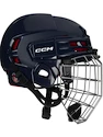 Eishockeyhelm CCM Tacks 70 Combo Navy Junior