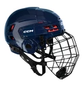 Eishockeyhelm CCM Tacks 70 Combo Navy  Senior