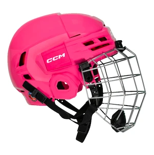 Eishockeyhelm CCM Tacks 70 Combo Pink Bambini (Youth)