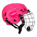 Eishockeyhelm CCM Tacks 70 Combo Pink Junior