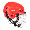 Eishockeyhelm CCM Tacks 70 Combo Red Bambini (Youth)