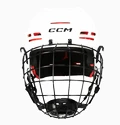 Eishockeyhelm CCM Tacks 70 Combo White  Senior