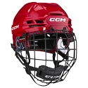 Eishockeyhelm CCM Tacks 720 Combo Red Senior L