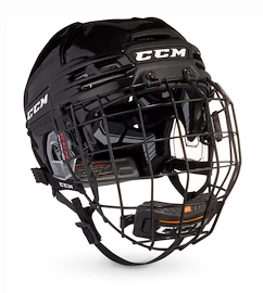 Eishockeyhelm CCM Tacks 910 Combo Black Senior