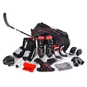 Eishockeytasche mit Rollen SHER-WOOD Code V Backpack Black/Red Senior