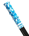 Ende des Hockeyschlägers RocketGrip  Hole Camo Grip Blue