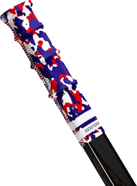 Ende des Hockeyschlägers RocketGrip Hole Camo Grip Navy/Red