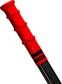 Ende des Hockeyschlägers RocketGrip Hole Color Grip Red/Black