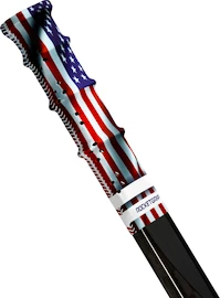 Ende des Hockeyschlägers RocketGrip Hole Flag Grip USA