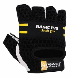 Fitness-Handschuhe Power System Fitness Rukavice Basic Evo Žluté