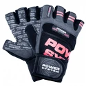 Fitness-Handschuhe Power System  Fitness Rukavice Power Grip Černočervené