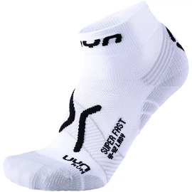 Frauensocken UYN RUN SUPER FAST SOCKS White/Black